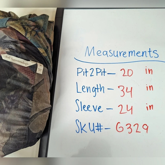 Soft Surroundings M Tea Gardens Topper Bird Sweater Cardigan Fairy Mystical Boho - Picture 13 of 13